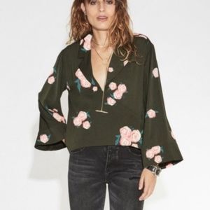 One Teaspoon Quartermaster Floral Kimono Size Small